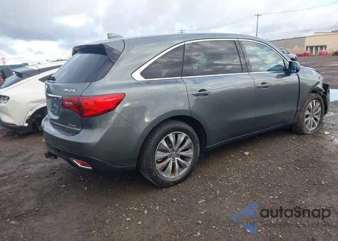 2014 Acura Mdx Technology Package z USA, uszkodzony, nr VIN 5FRYD4H49EB030675